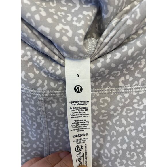 NWT Lululemon Wunder Train Size 6 25" LDSM LEOPARD DAISY STARLIGHT MULTI - Picture 4 of 5